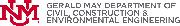 UNM Gerald May Department of Civil, Construction & Environmental Engineering Logo